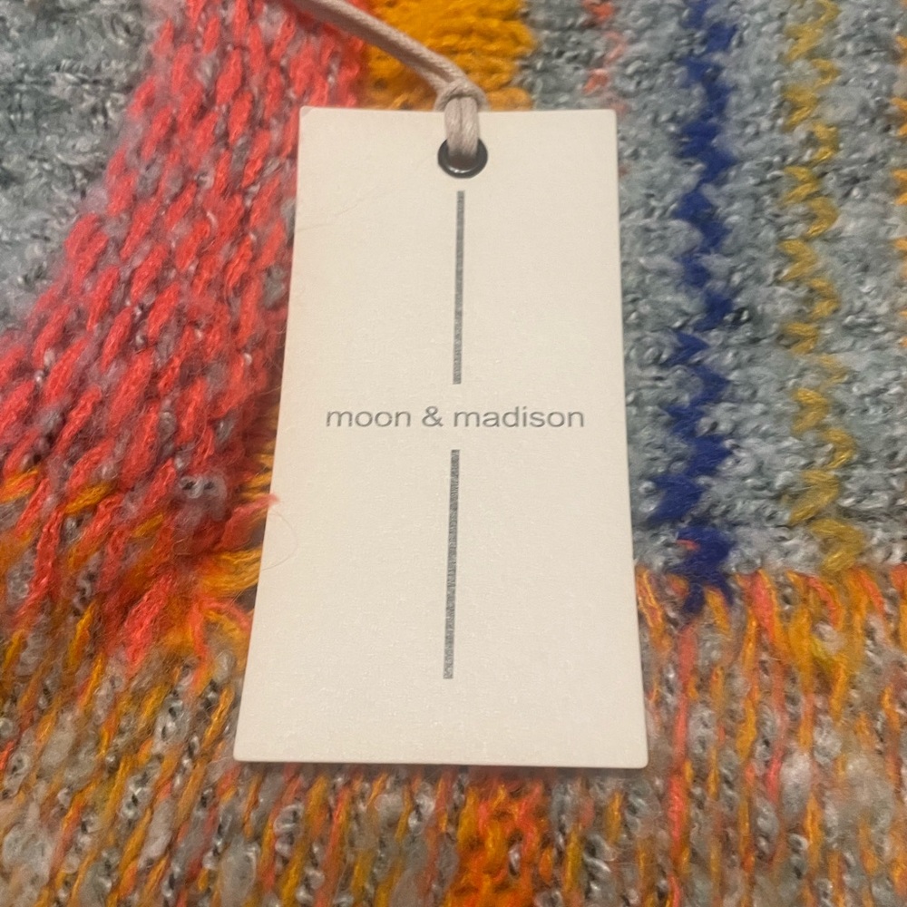 moon & madison Multicolor Patchwork Sweater - image 12